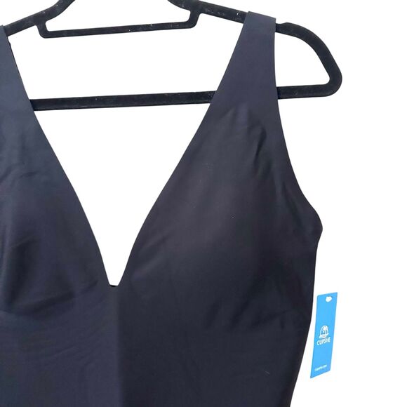 CUPSHE Scuba Classic One Piece Black NWT XL - Picture 4 of 6